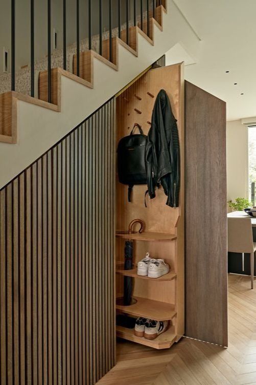 Clever under stairs storage
