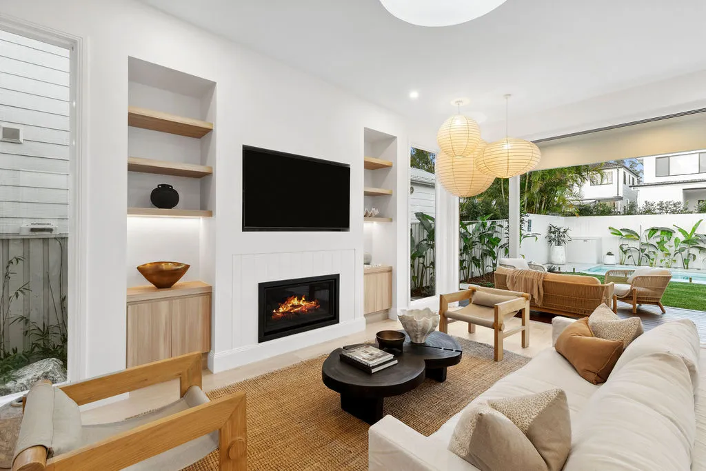 Living room in bespoke home renovation Collaroy