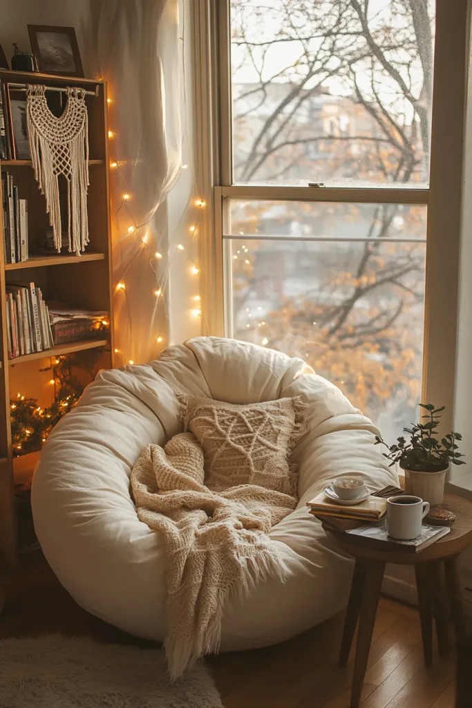 festive corner of an apartment